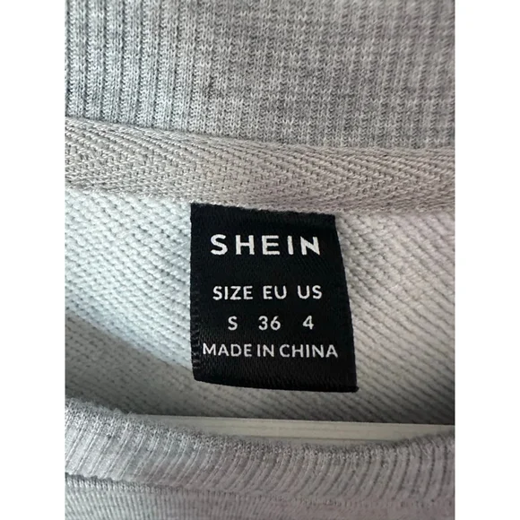 Women's Gray & Blue Sea Life Graphic Sweatshirt Size S - Picture 2 of 3